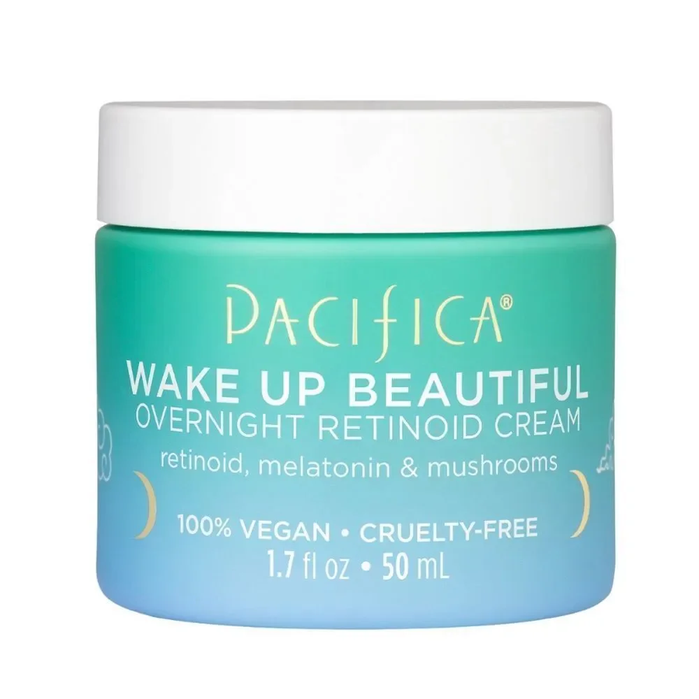 LAST 1! Pacifica Wake Up Beautiful Overnight Retinoid Cream Moisturizer NEW
